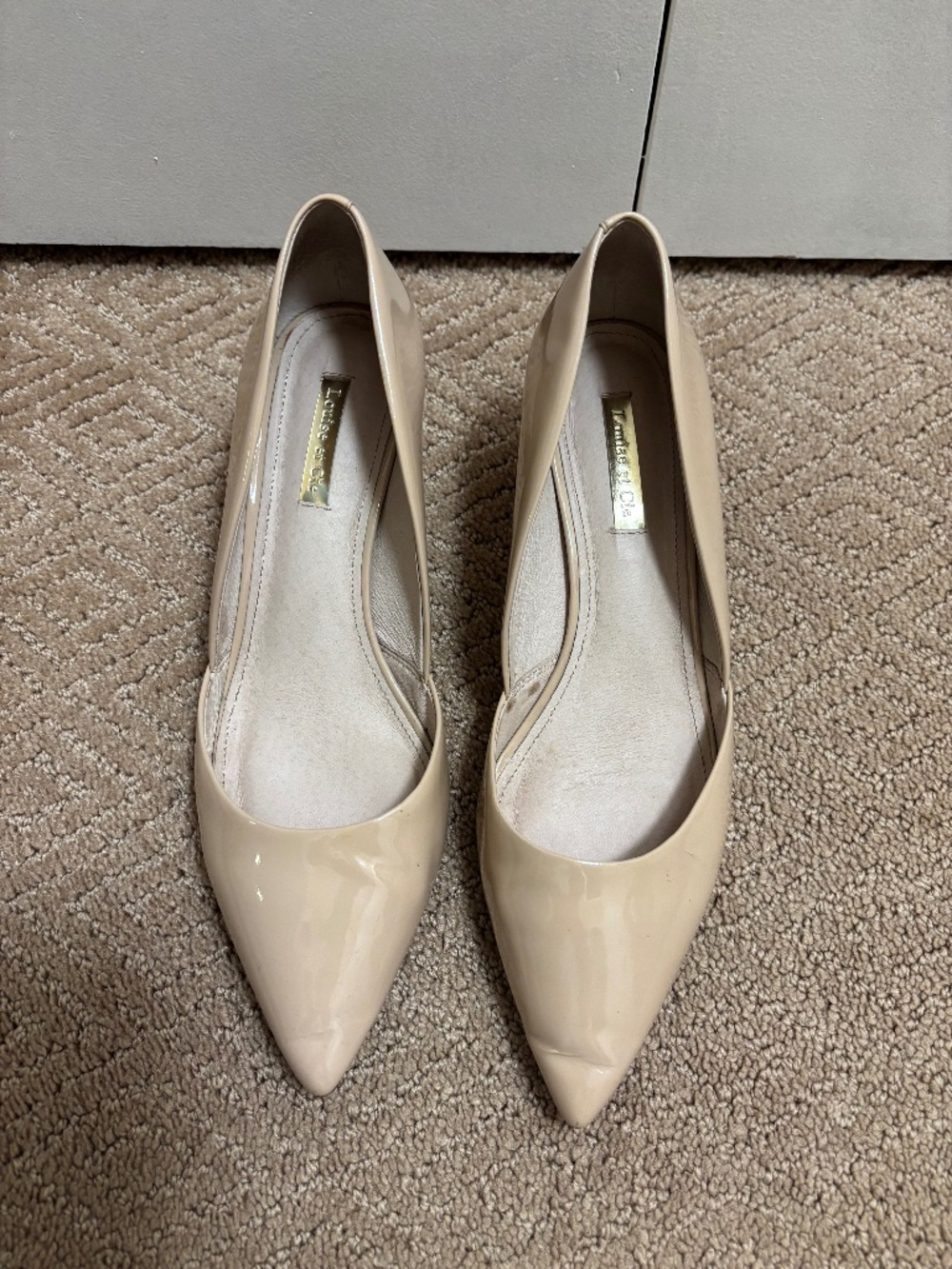 Louise Et Cie patent leather pumps